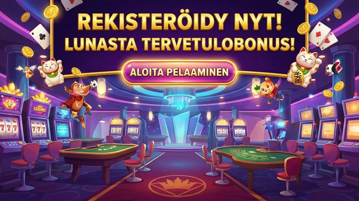 Rekisteröidy bonuksella